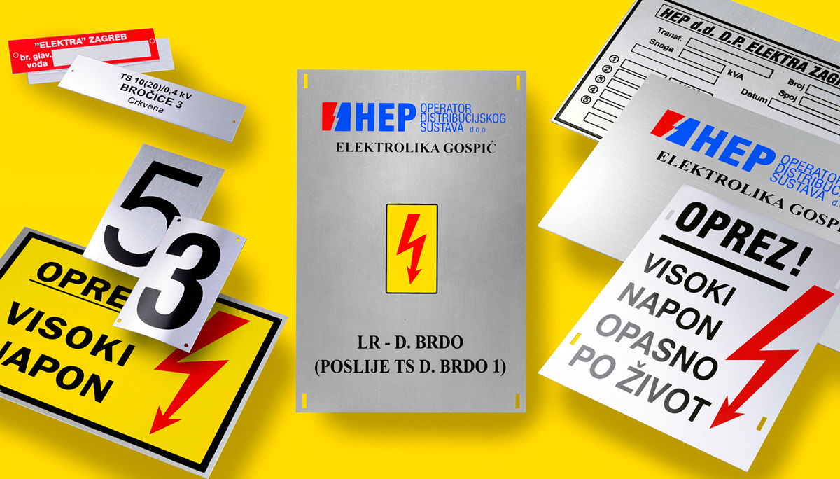 Koprodukt :: Natpisne ploče limene